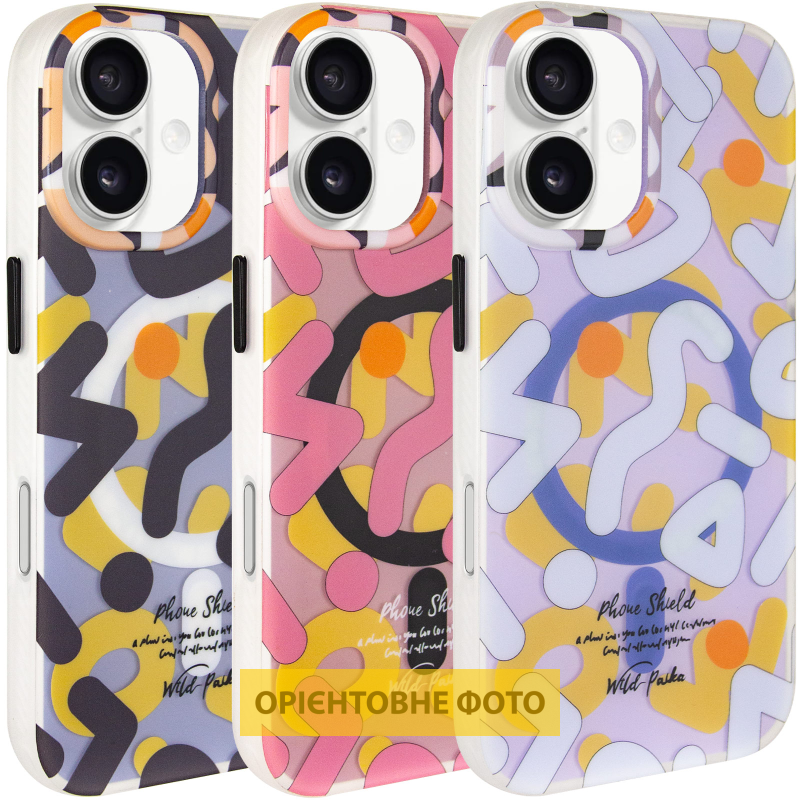 TPU чехол Pastel Chaos with Magnetic Fit для Apple iPhone 16 (6.1"), TPU, купить оптом с доставкой