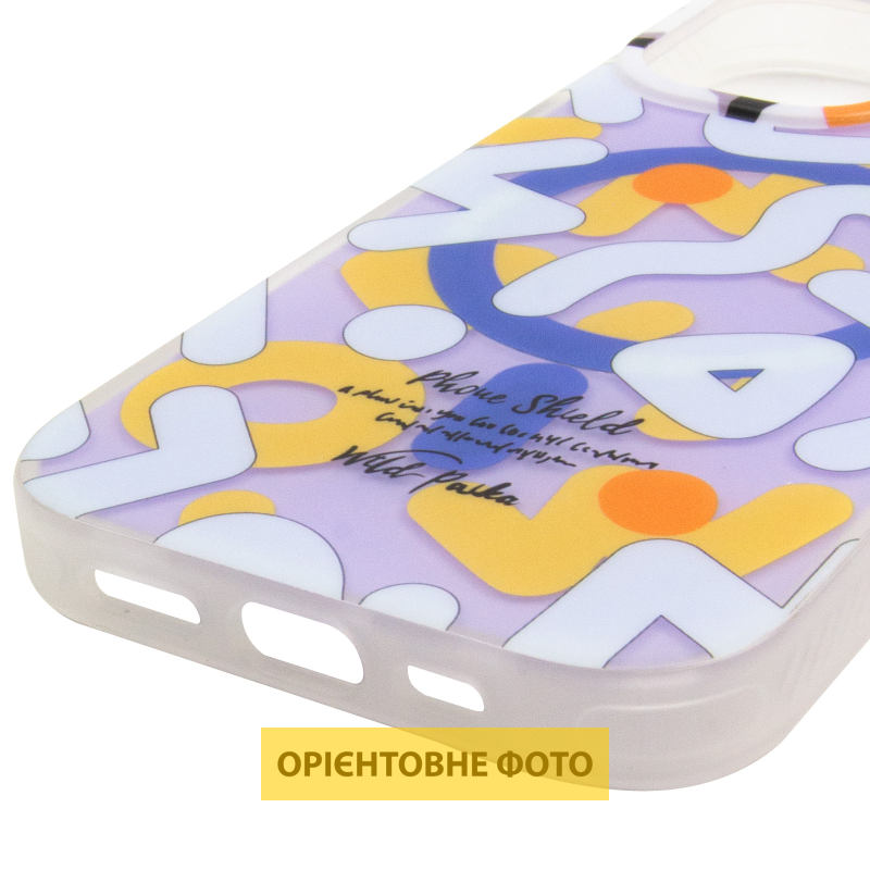 TPU чехол Pastel Chaos with Magnetic Fit для Apple iPhone 16 (6.1"), White 5, TPU, купить оптом с доставкой