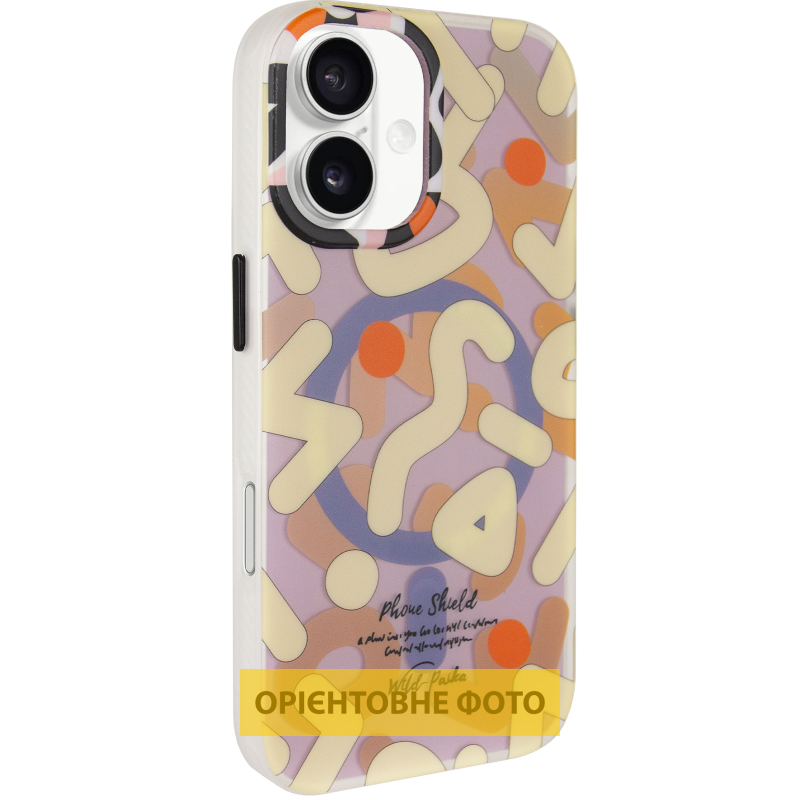 TPU чехол Pastel Chaos with Magnetic Fit для Apple iPhone 16 (6.1"), Biege, TPU, купить оптом с доставкой