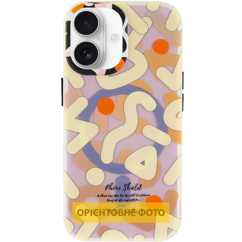 TPU чехол Pastel Chaos with Magnetic Fit для Apple iPhone 16 (6.1"), Biege 1, TPU, купить оптом с доставкой