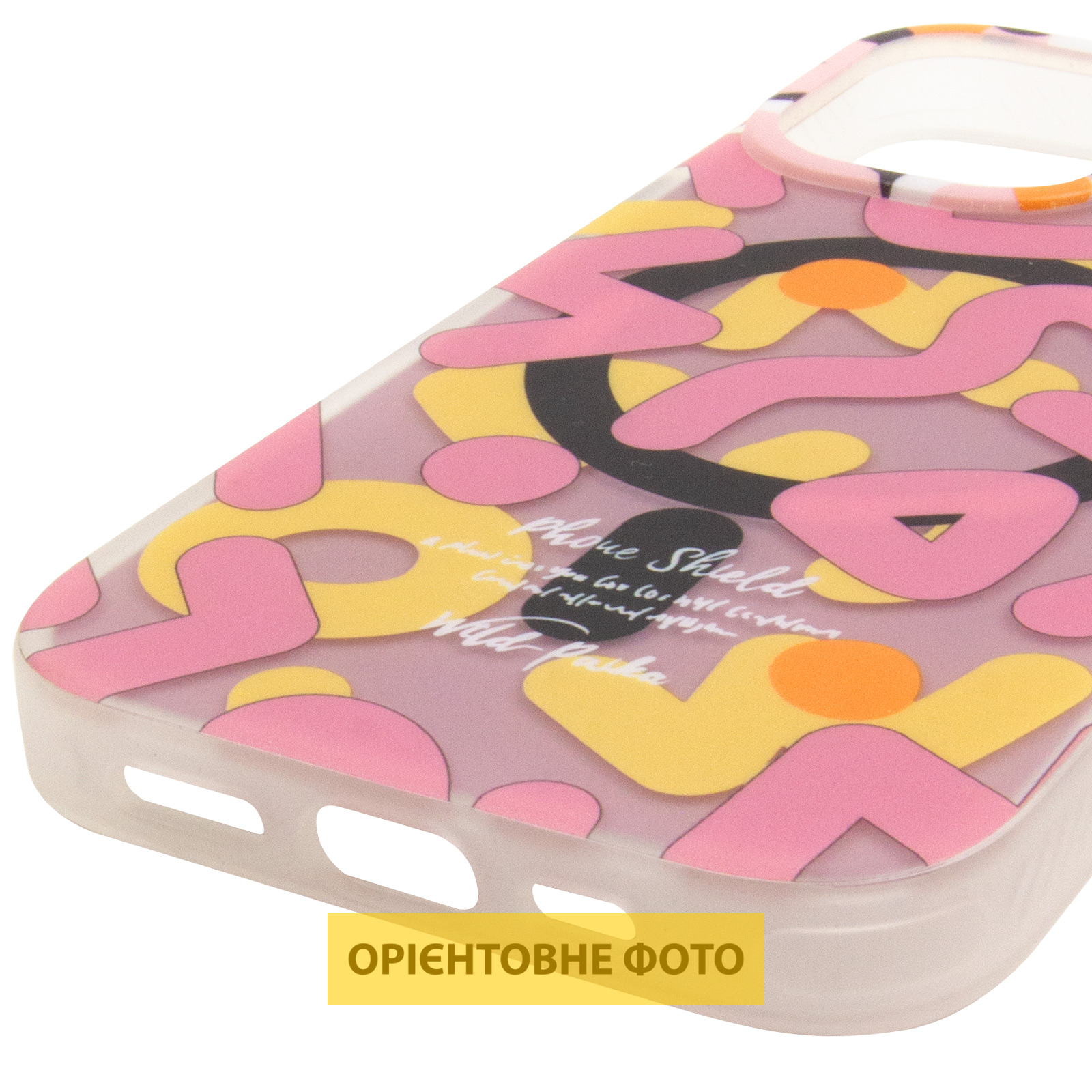 TPU чехол Pastel Chaos with Magnetic Fit для Apple iPhone 16 (6.1"), Pink 4, TPU, купить оптом с доставкой