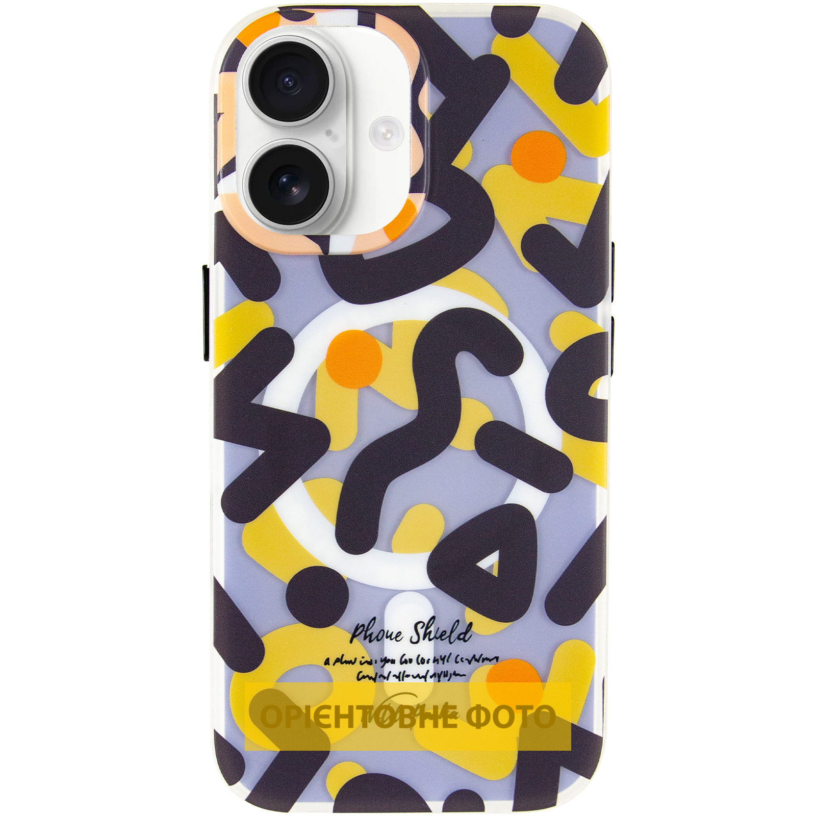 TPU чехол Pastel Chaos with Magnetic Fit для Apple iPhone 16 (6.1"), Black 2, TPU, купить оптом с доставкой