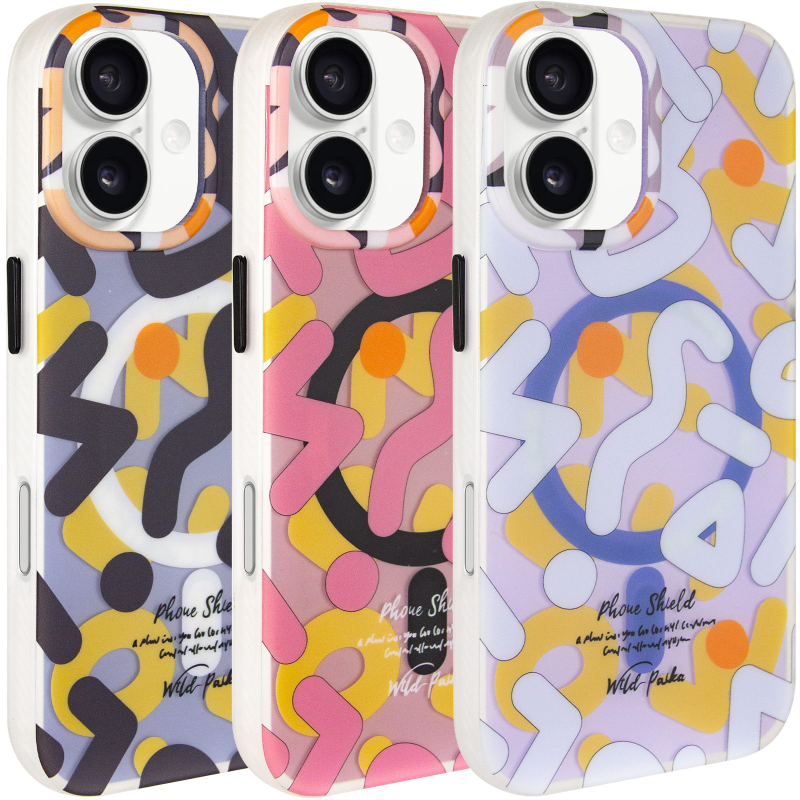 TPU чехол Pastel Chaos with Magnetic Fit для Apple iPhone 17 (6.3"), TPU, купить оптом с доставкой