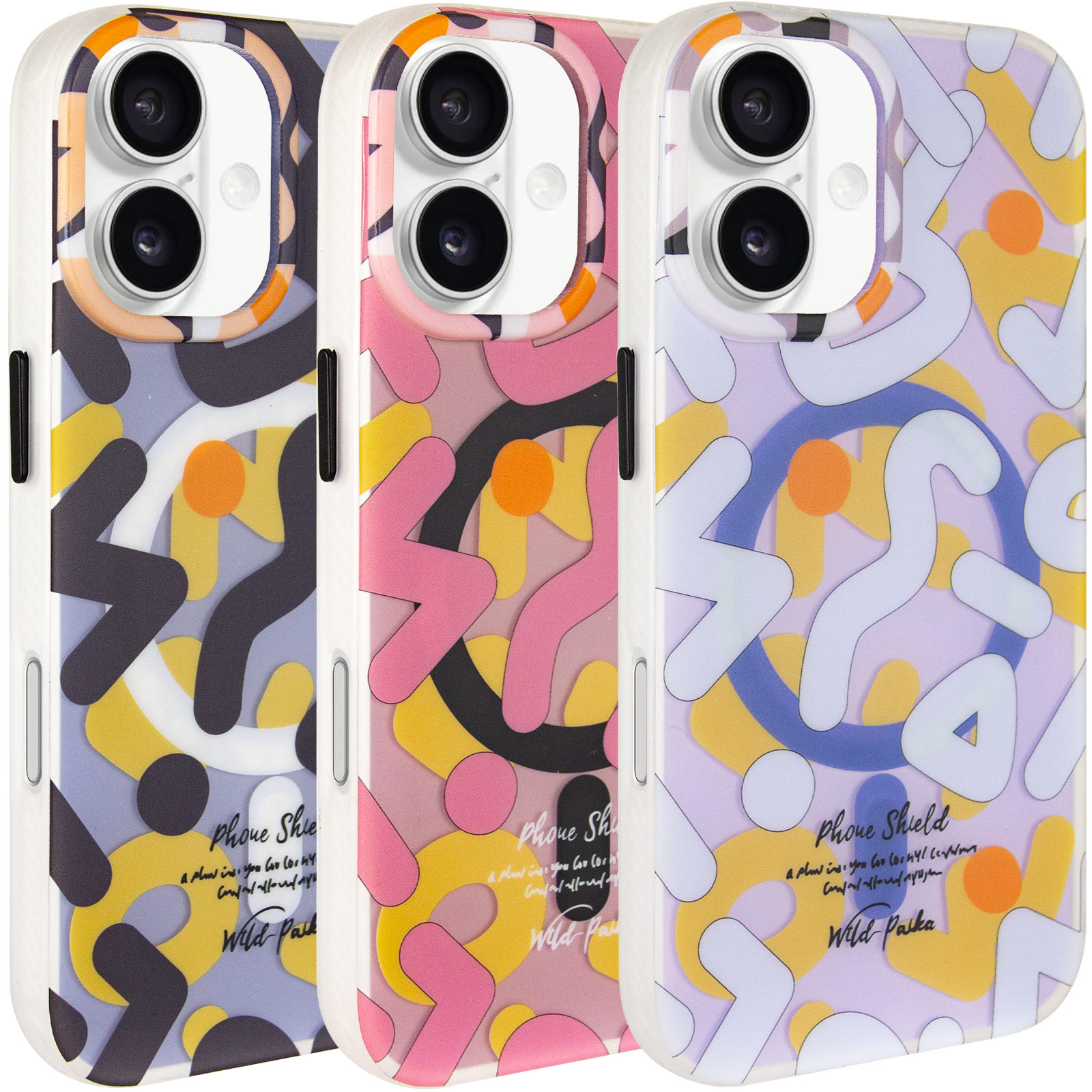TPU чехол Pastel Chaos with Magnetic Fit для Apple iPhone 17 (6.3"), TPU, купить оптом с доставкой
