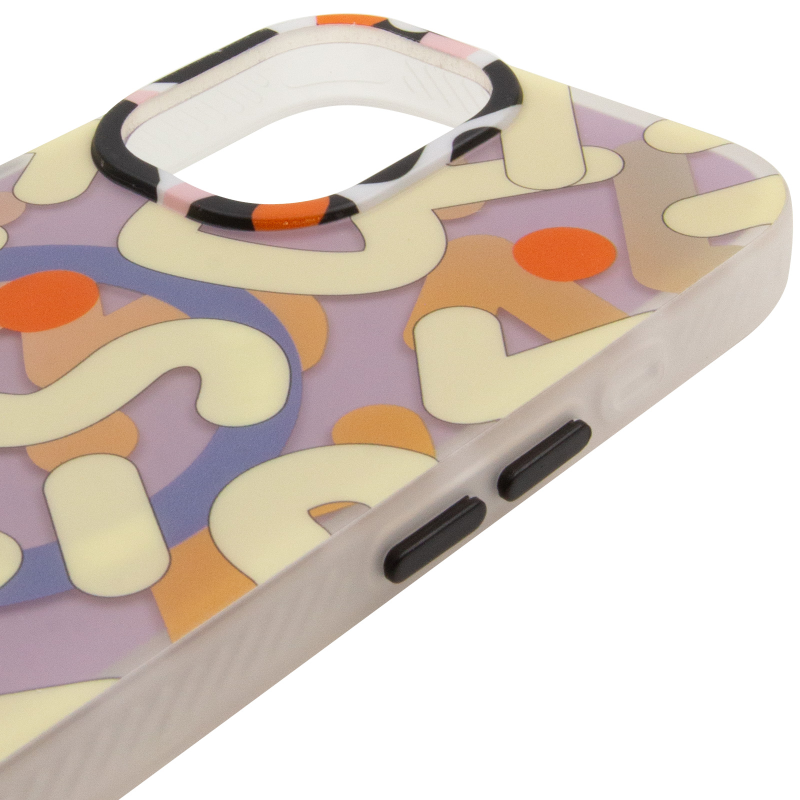 TPU чехол Pastel Chaos with Magnetic Fit для Apple iPhone 17 (6.3"), Biege 3, TPU, купить оптом с доставкой