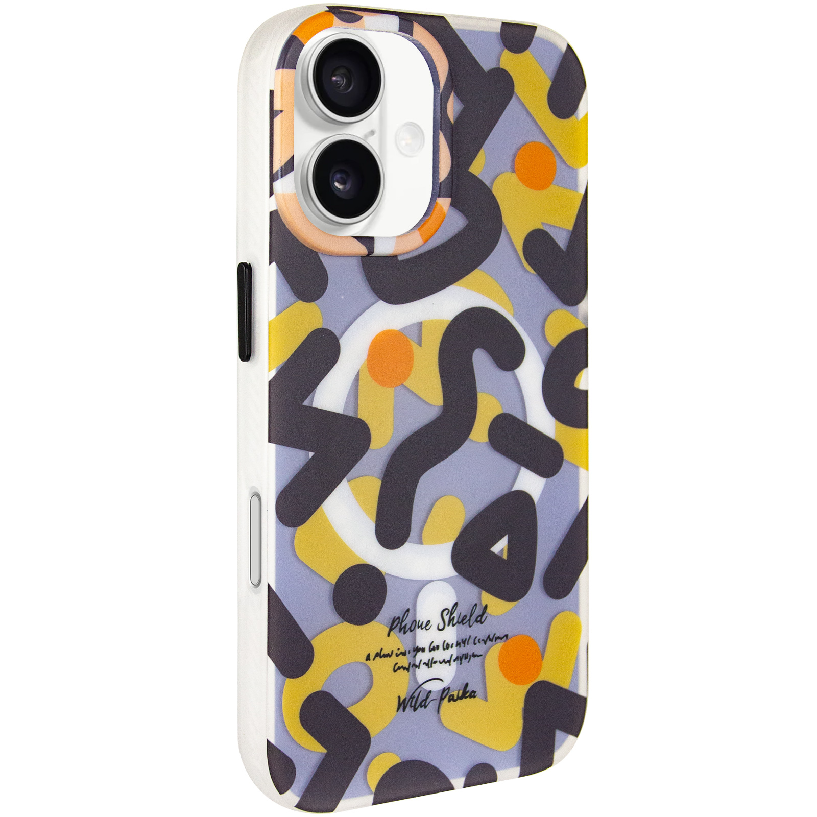 TPU чехол Pastel Chaos with Magnetic Fit для Apple iPhone 17 (6.3"), Black, TPU, купить оптом с доставкой
