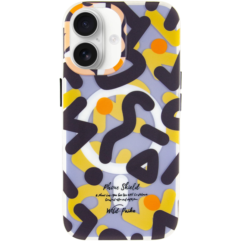 TPU чехол Pastel Chaos with Magnetic Fit для Apple iPhone 17 (6.3"), Black 2, TPU, купить оптом с доставкой
