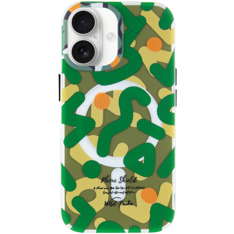 TPU чехол Pastel Chaos with Magnetic Fit для Apple iPhone 17 (6.3"), Green 1, TPU, купить оптом с доставкой