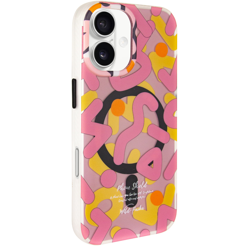 TPU чехол Pastel Chaos with Magnetic Fit для Apple iPhone 17 (6.3"), Pink, TPU, купить оптом с доставкой