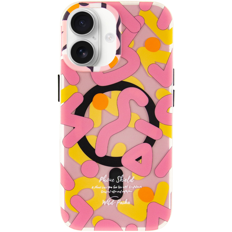 TPU чехол Pastel Chaos with Magnetic Fit для Apple iPhone 17 (6.3"), Pink 1, TPU, купить оптом с доставкой