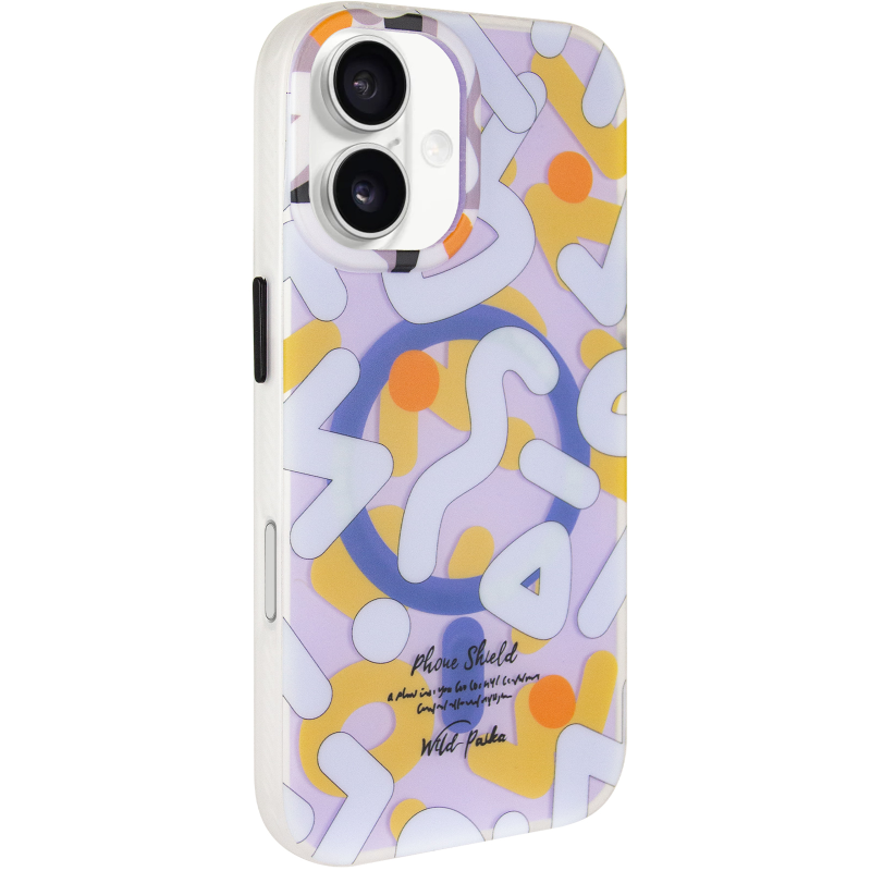 TPU чехол Pastel Chaos with Magnetic Fit для Apple iPhone 17 (6.3"), White, TPU, купить оптом с доставкой