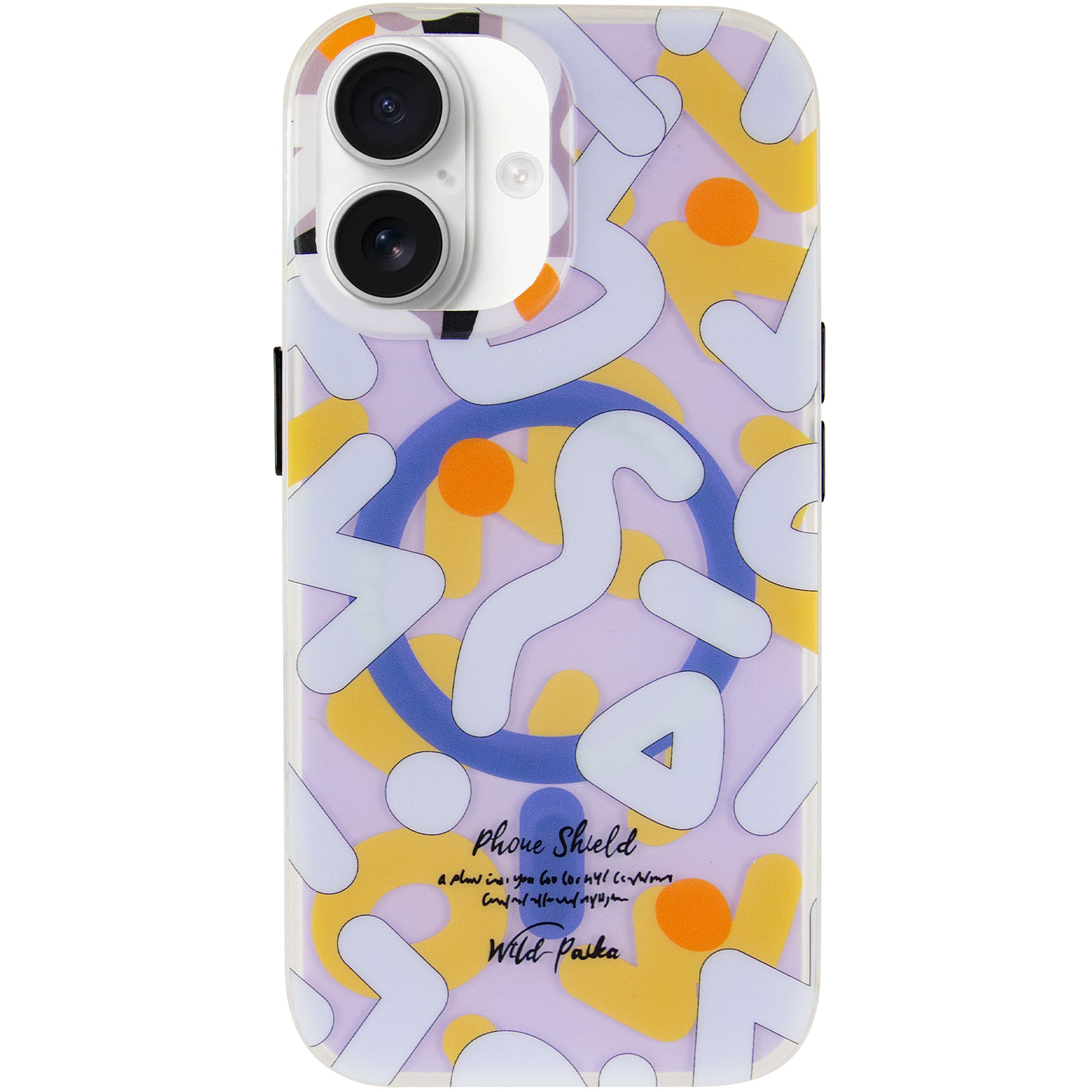TPU чехол Pastel Chaos with Magnetic Fit для Apple iPhone 17 (6.3"), White 1, TPU, купить оптом с доставкой