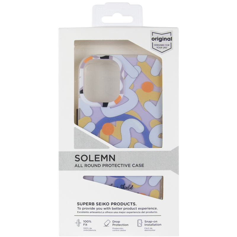 TPU чехол Pastel Chaos with Magnetic Fit для Apple iPhone 17 (6.3"), White 5, TPU, купить оптом с доставкой