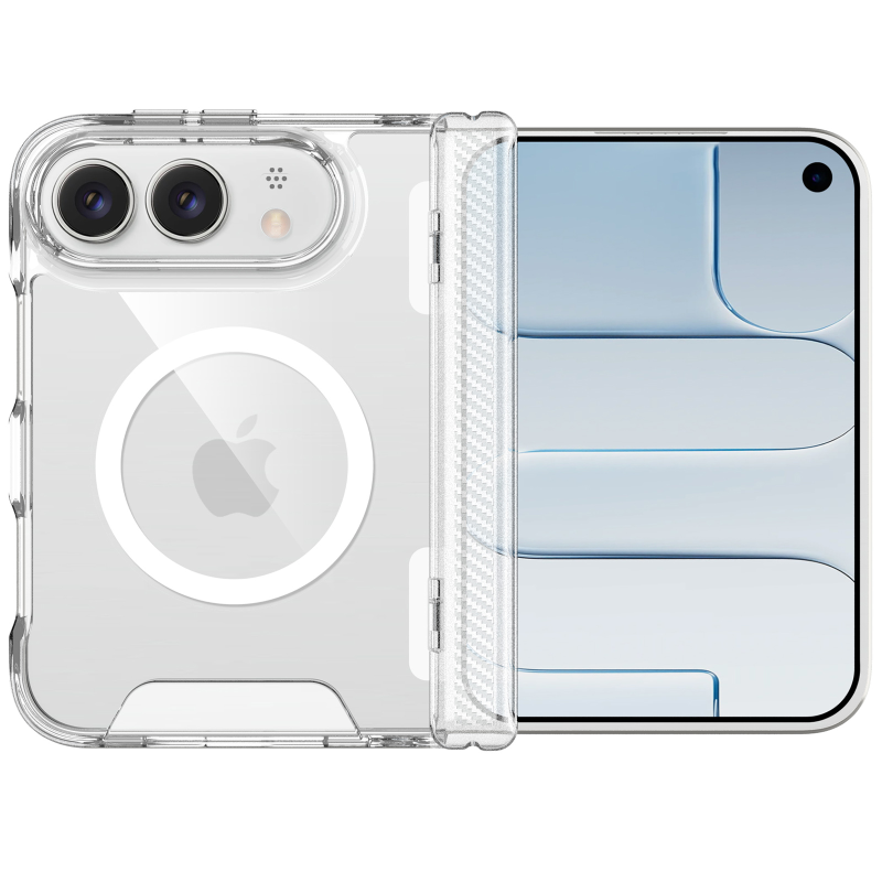 Чехол TPU Space Case with Magnetic Fit для Apple iPhone Duo (5.4/7.6"), Прозрачный 3, TPU, купить оптом с доставкой