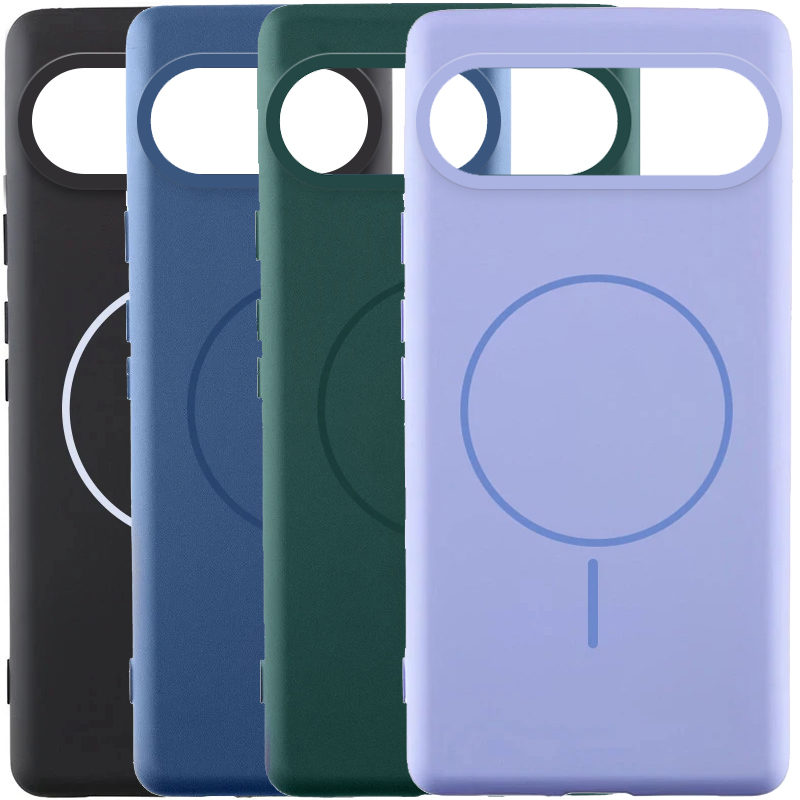 Чохол Silicone Cover Lakshmi (AA) with Magnetic Fit для Google Pixel 9 / 9 Pro, Силікон, купити оптом з доставкою
