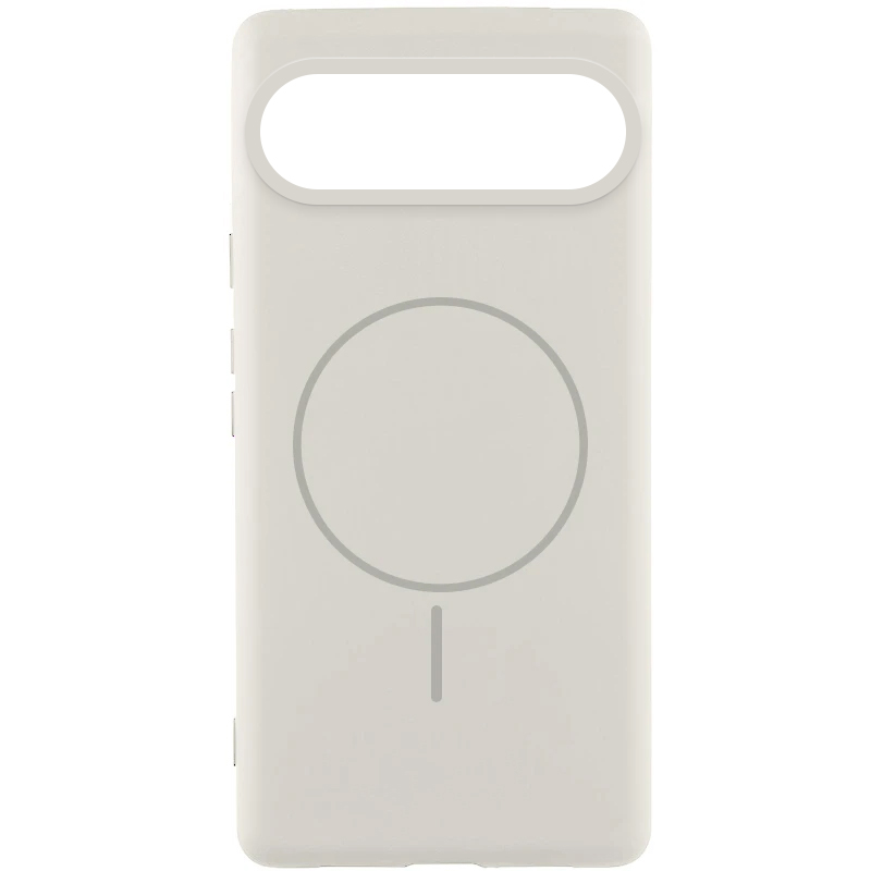 Чохол Silicone Cover Lakshmi (AA) with Magnetic Fit для Google Pixel 9 / 9 Pro, Білий / White, Силікон, купити оптом з доставкою
