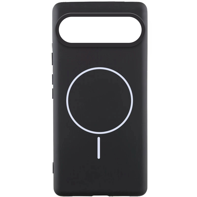 Чохол Silicone Cover Lakshmi (AA) with Magnetic Fit для Google Pixel 9 / 9 Pro, Чорний / Black, Силікон, купити оптом з доставкою