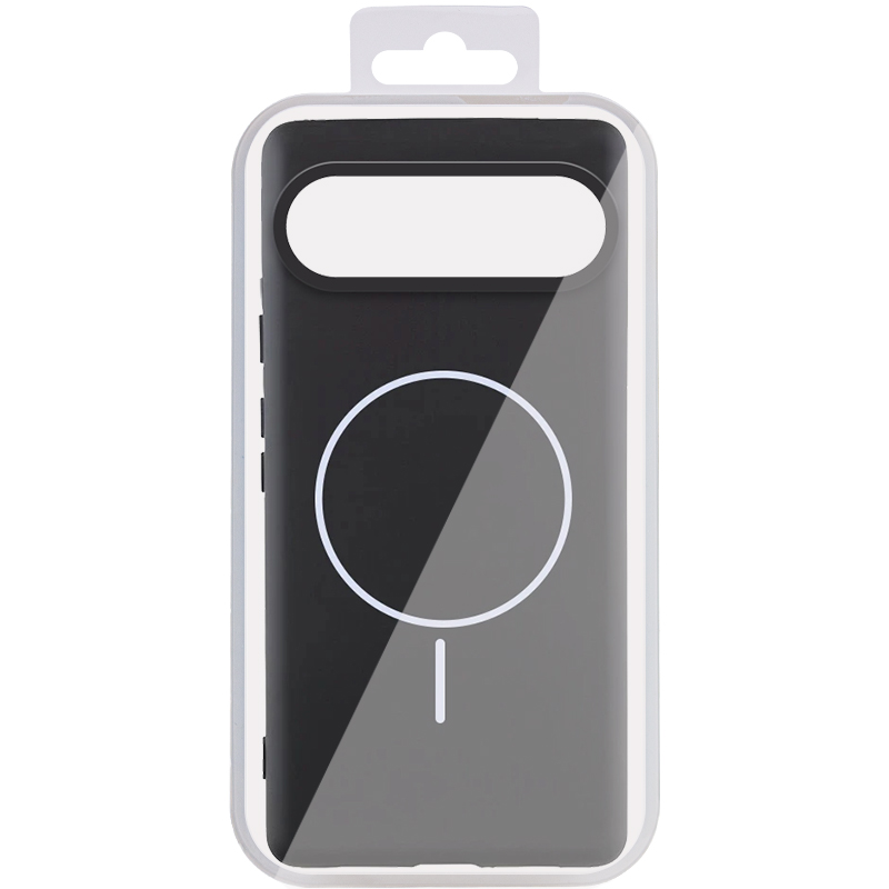 Чохол Silicone Cover Lakshmi (AA) with Magnetic Fit для Google Pixel 9 / 9 Pro, Чорний / Black 3, Силікон, купити оптом з доставкою