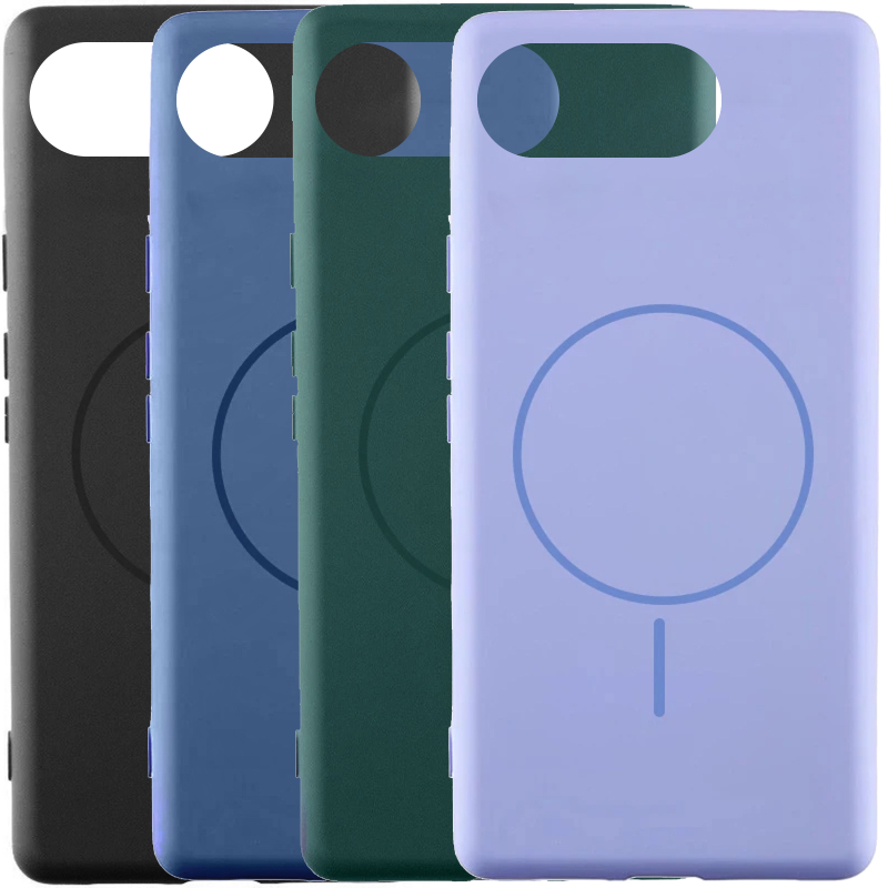 Чохол Silicone Cover Lakshmi (AA) with Magnetic Fit для Google Pixel 10a, Силікон, купити оптом з доставкою