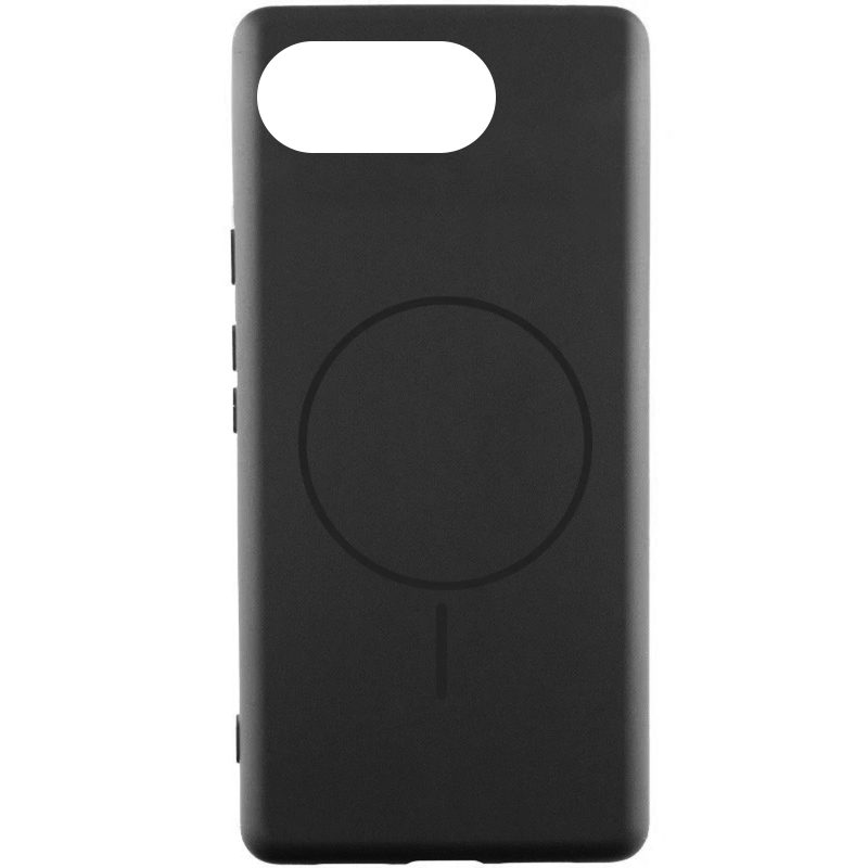 Чохол Silicone Cover Lakshmi (AA) with Magnetic Fit для Google Pixel 10a, Чорний / Black, Силікон, купити оптом з доставкою