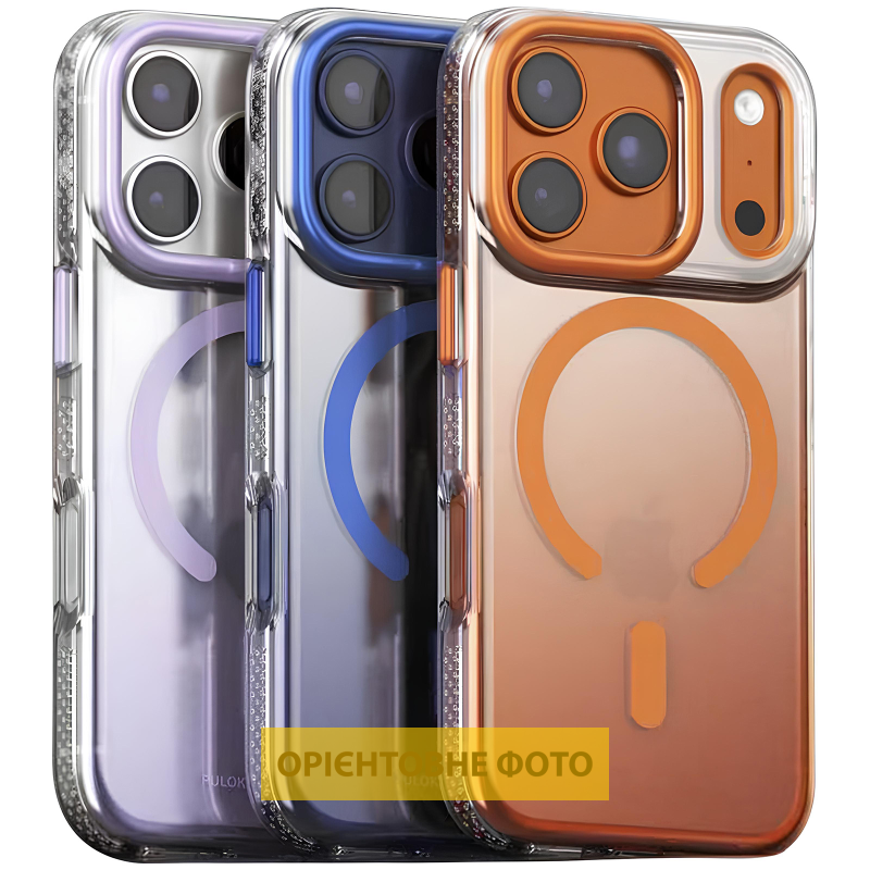 Чохол TPU+PC Puloka Resplendent with Magnetic Fit для Apple iPhone 15 (6.1"), TPU+PC, купити оптом з доставкою