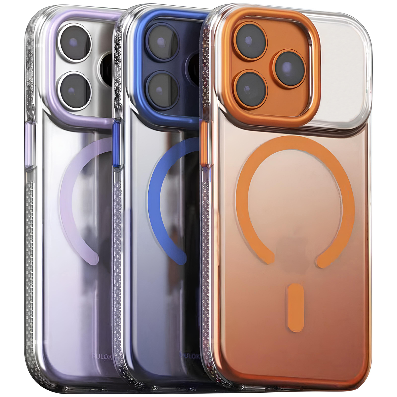 Чохол TPU+PC Puloka Resplendent with Magnetic Fit для Apple iPhone 15 Pro Max (6.7"), TPU+PC, купити оптом з доставкою
