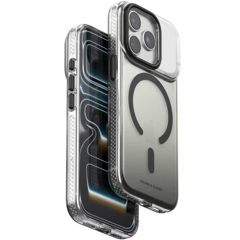Чохол TPU+PC Puloka Resplendent with Magnetic Fit для Apple iPhone 15 Pro Max (6.7"), Black, TPU+PC, купити оптом з доставкою