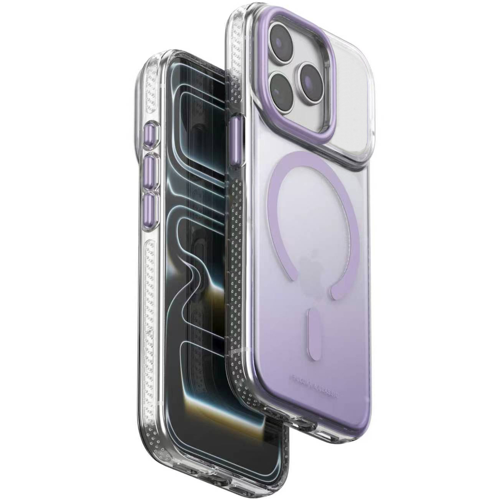 Чохол TPU+PC Puloka Resplendent with Magnetic Fit для Apple iPhone 15 Pro Max (6.7"), Purple, TPU+PC, купити оптом з доставкою
