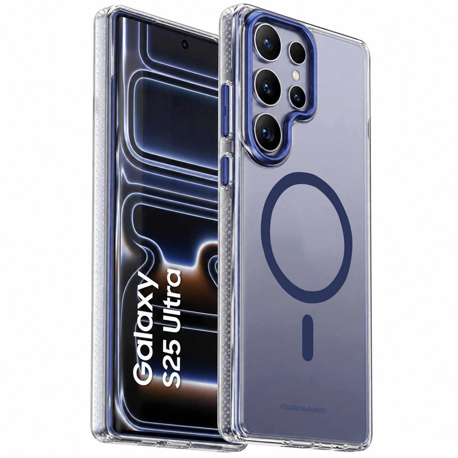 Чехол TPU+PC Puloka Resplendent with Magnetic Fit для Samsung Galaxy S25 Ultra, Blue, TPU+PC, купить оптом с доставкой