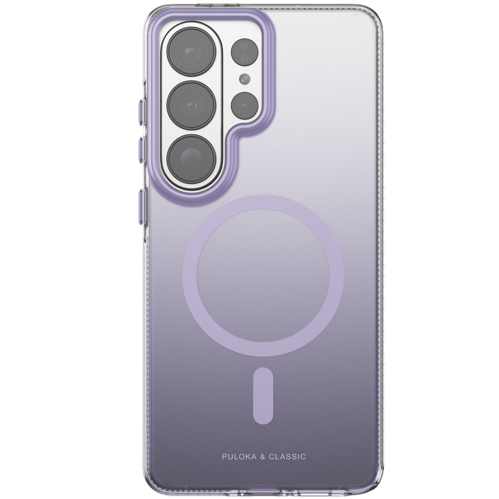 Чехол TPU+PC Puloka Resplendent with Magnetic Fit для Samsung Galaxy S25 Ultra, Purple 3, TPU+PC, купить оптом с доставкой