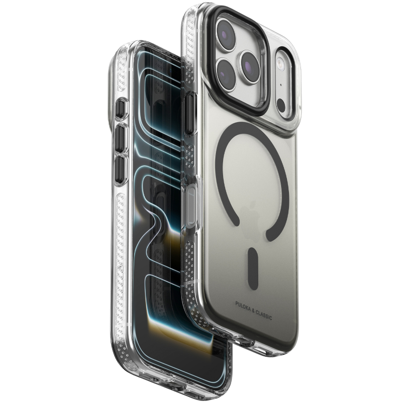Чохол TPU+PC Puloka Resplendent with Magnetic Fit для Apple iPhone 17 Pro Max / 18 Pro Max (6.9"), Black, TPU+PC, купити оптом з доставкою