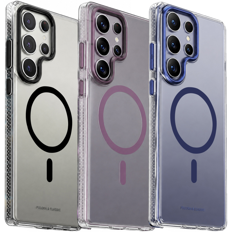 Чохол TPU+PC Puloka Resplendent with Magnetic Fit для Samsung Galaxy S26 Ultra, TPU+PC, купити оптом з доставкою