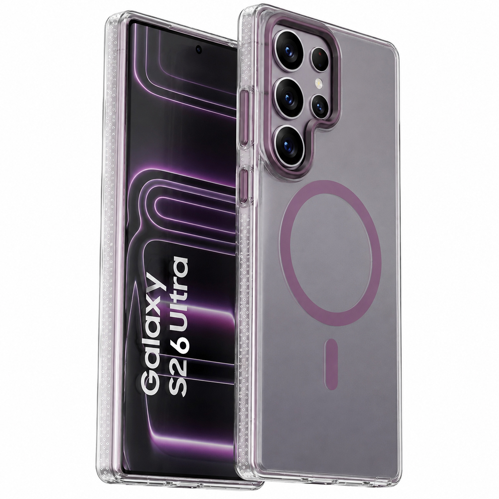 Чохол TPU+PC Puloka Resplendent with Magnetic Fit для Samsung Galaxy S26 Ultra, Purple, TPU+PC, купити оптом з доставкою