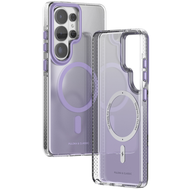 Чохол TPU+PC Puloka Resplendent with Magnetic Fit для Samsung Galaxy S26 Ultra, Purple 2, TPU+PC, купити оптом з доставкою