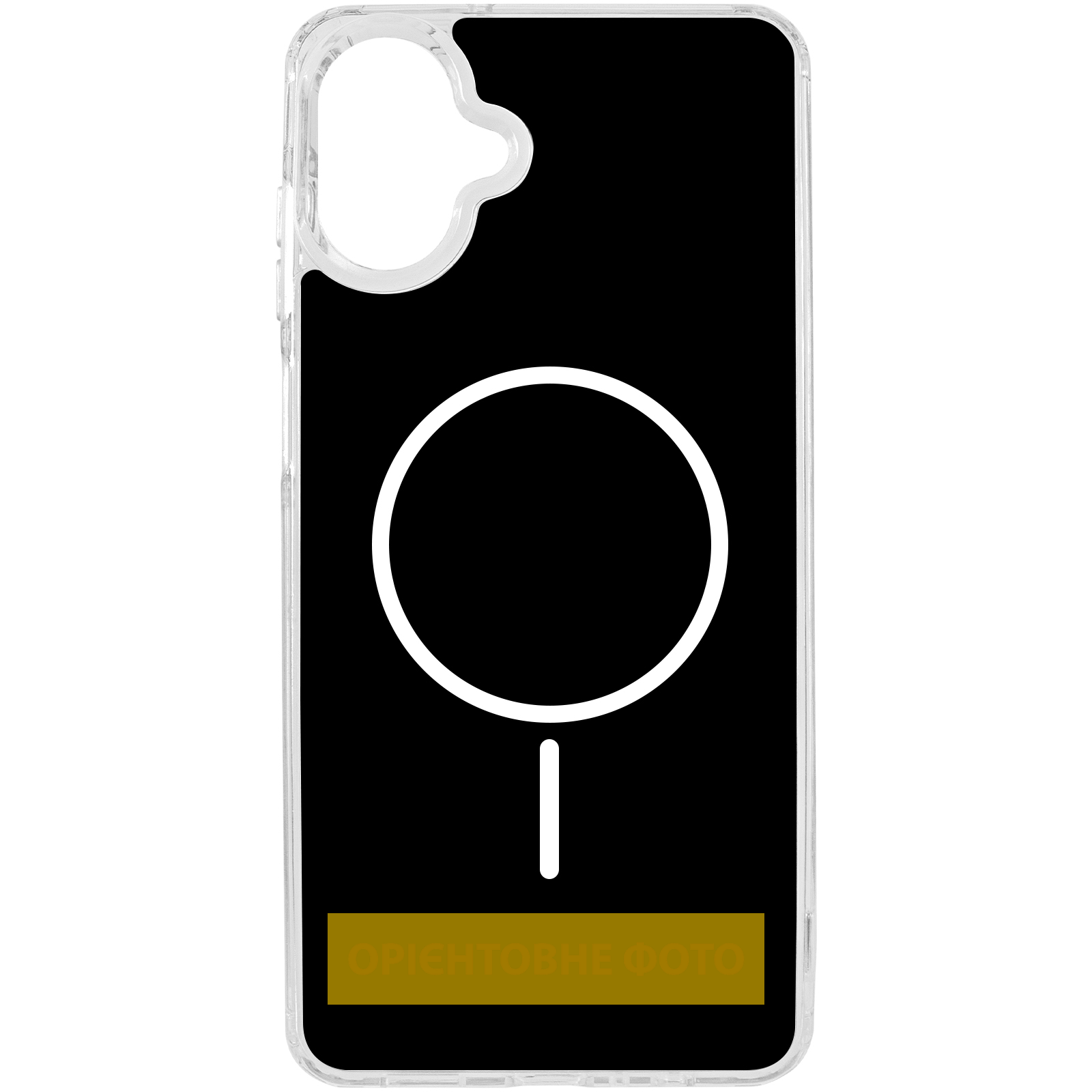 Чохол TPU+PC Nami with Magnetic Fit для Samsung Galaxy A07, Black 2, TPU+PC, купити оптом з доставкою