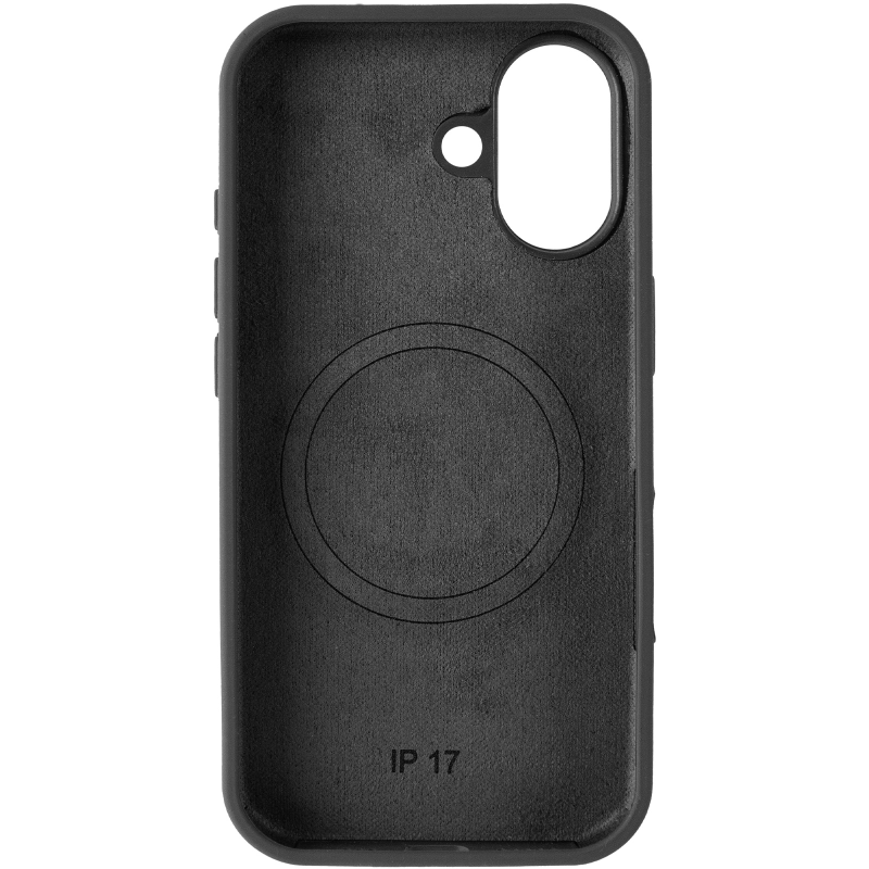 Чехол Silk Duo Color (AA) with Magnetic Fit для Apple iPhone 17 (6.3"), Black 3, Силикон, купить оптом с доставкой