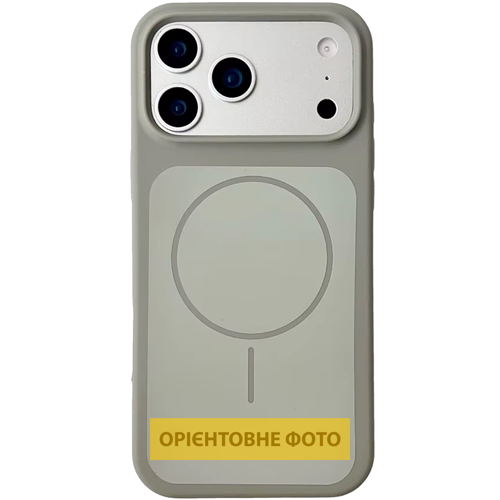 Чехол Silk Duo Color (AA) NO LOGO with Magnetic Fit для Apple iPhone 17 (6.3"), Gray, Силикон, купить оптом с доставкой