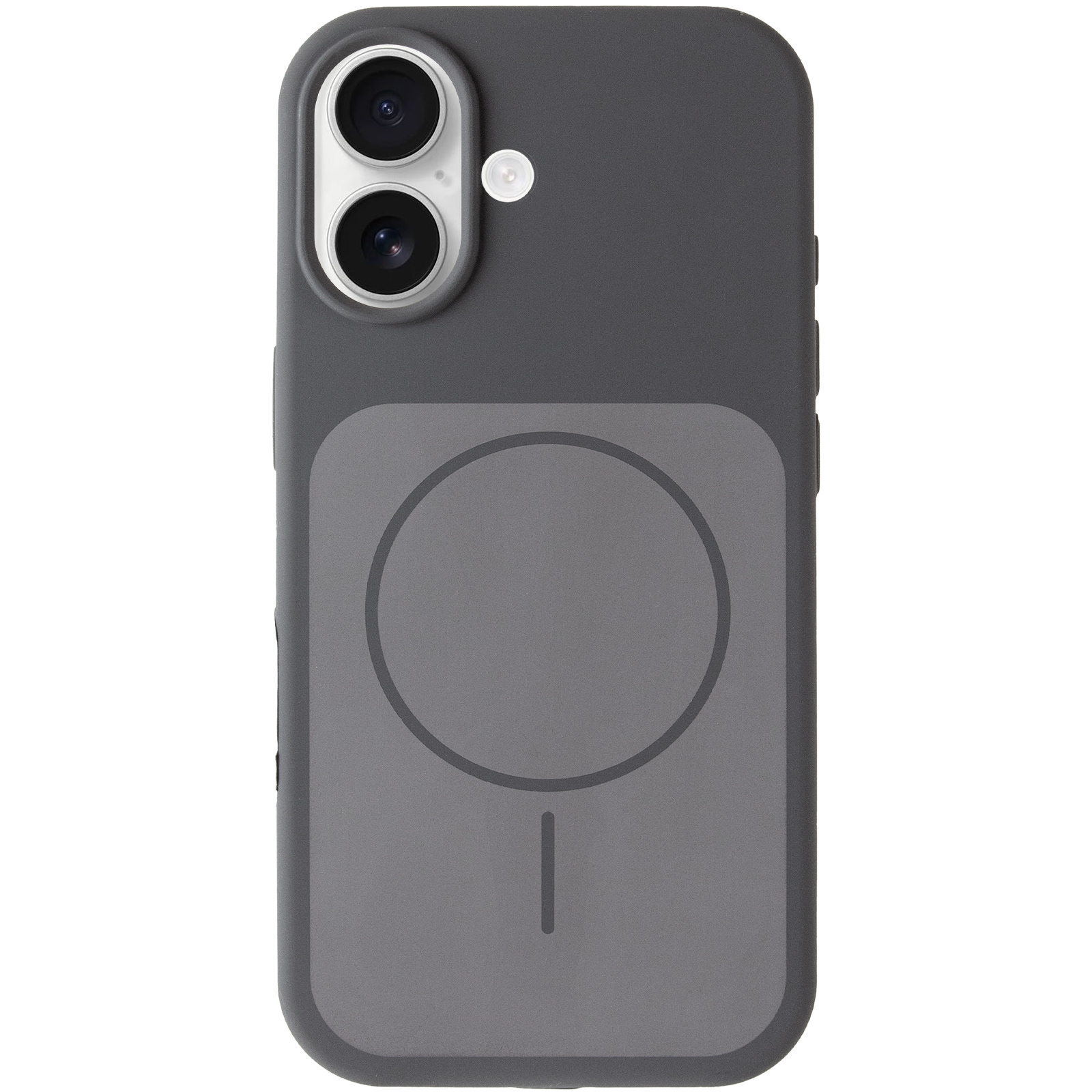 Чехол Silk Duo Color (AA) with Magnetic Fit для Apple iPhone 17 (6.3"), Gray 1, Силикон, купить оптом с доставкой