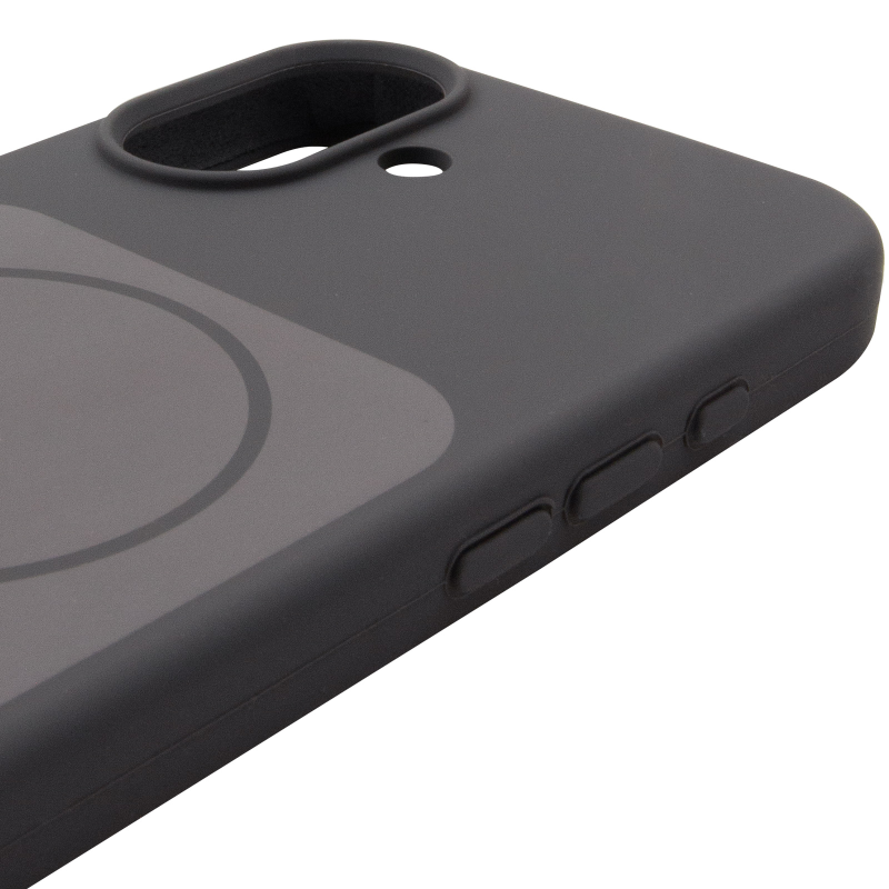 Чехол Silk Duo Color (AA) with Magnetic Fit для Apple iPhone 17 (6.3"), Gray 3, Силикон, купить оптом с доставкой