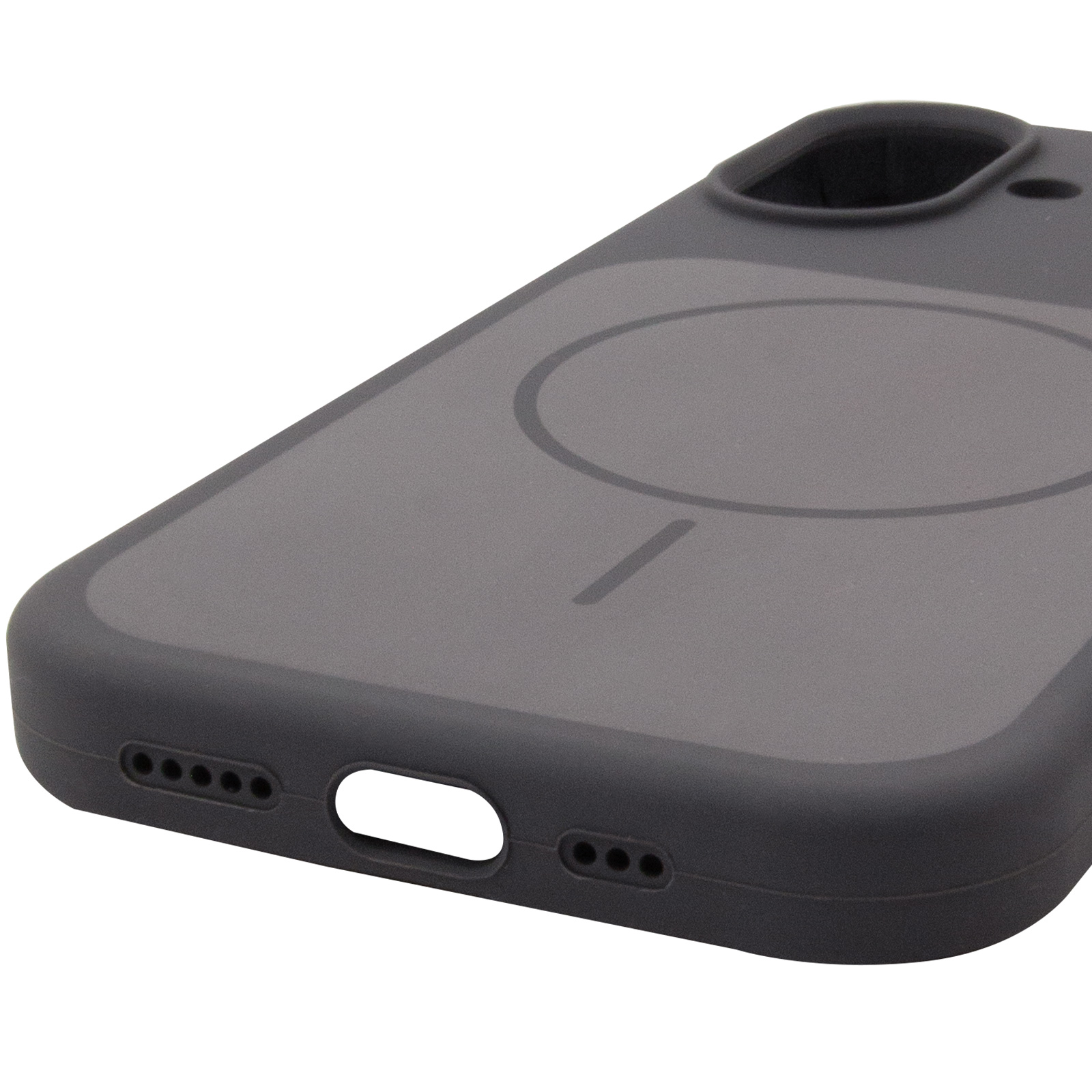 Чехол Silk Duo Color (AA) with Magnetic Fit для Apple iPhone 17 (6.3"), Gray 4, Силикон, купить оптом с доставкой