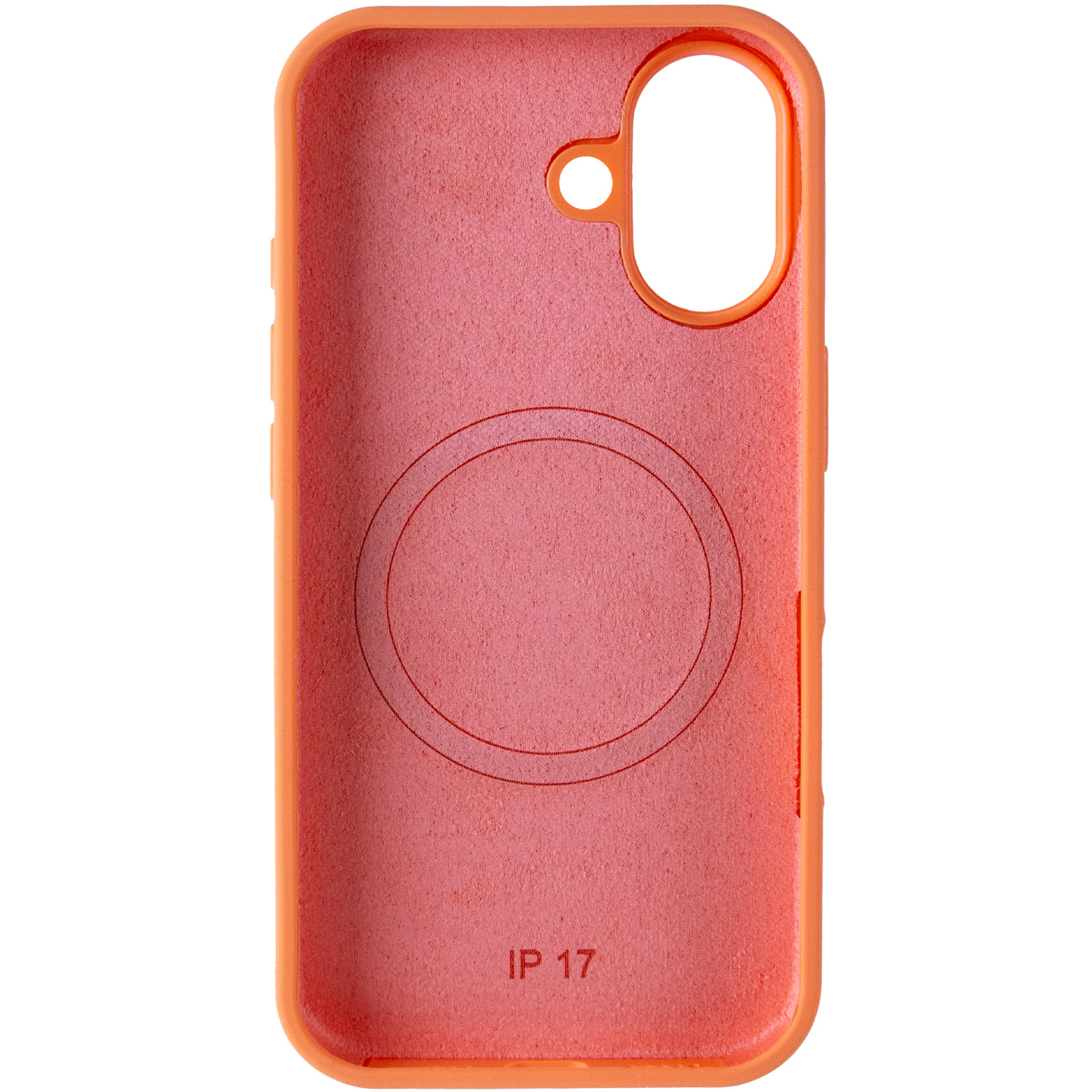Чехол Silk Duo Color (AA) NO LOGO with Magnetic Fit для Apple iPhone 17 (6.3"), Orange 2, Силикон, купить оптом с доставкой