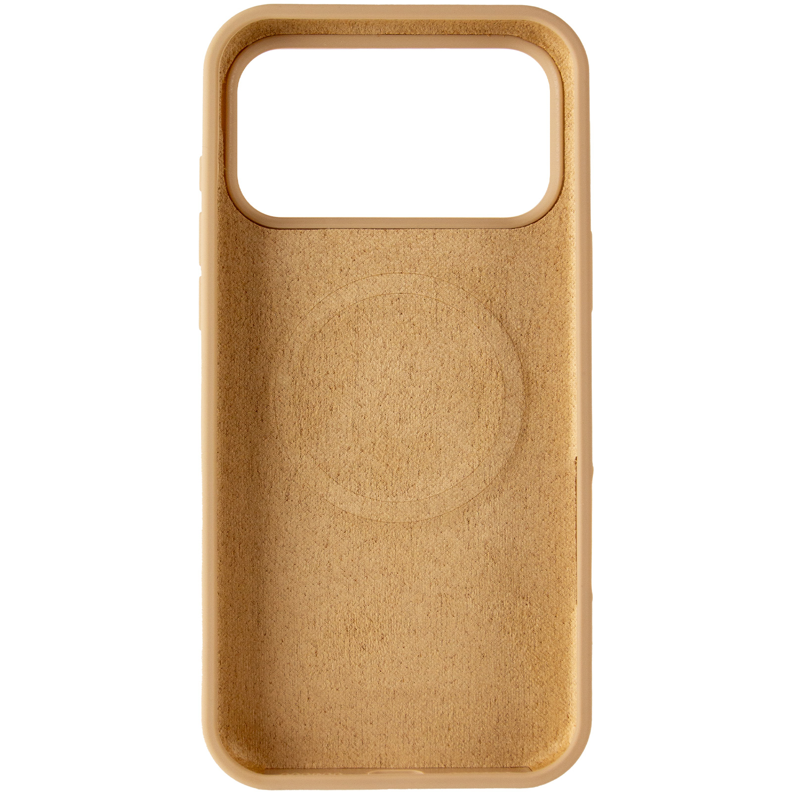 Чехол Silk Duo Color (AA) NO LOGO with Magnetic Fit для Apple iPhone 17 Pro (6.3"), Desert Gold 2, Силикон, купить оптом с доставкой