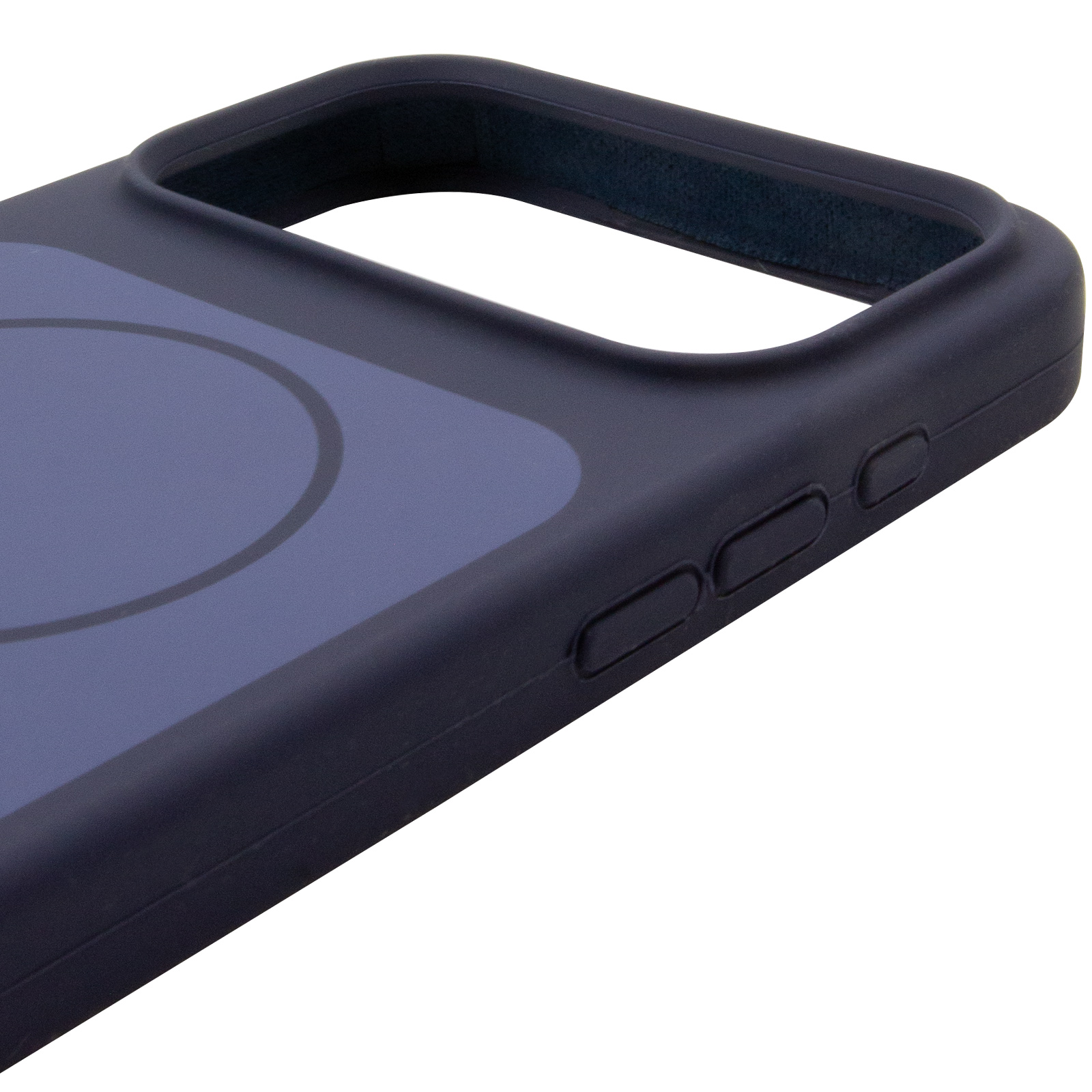 Чохол Silk Duo Color (AA) NO LOGO with Magnetic Fit для Apple iPhone 17 Pro / 18 Pro (6.3"), Midnight Blue 3, Силікон, купити оптом з доставкою