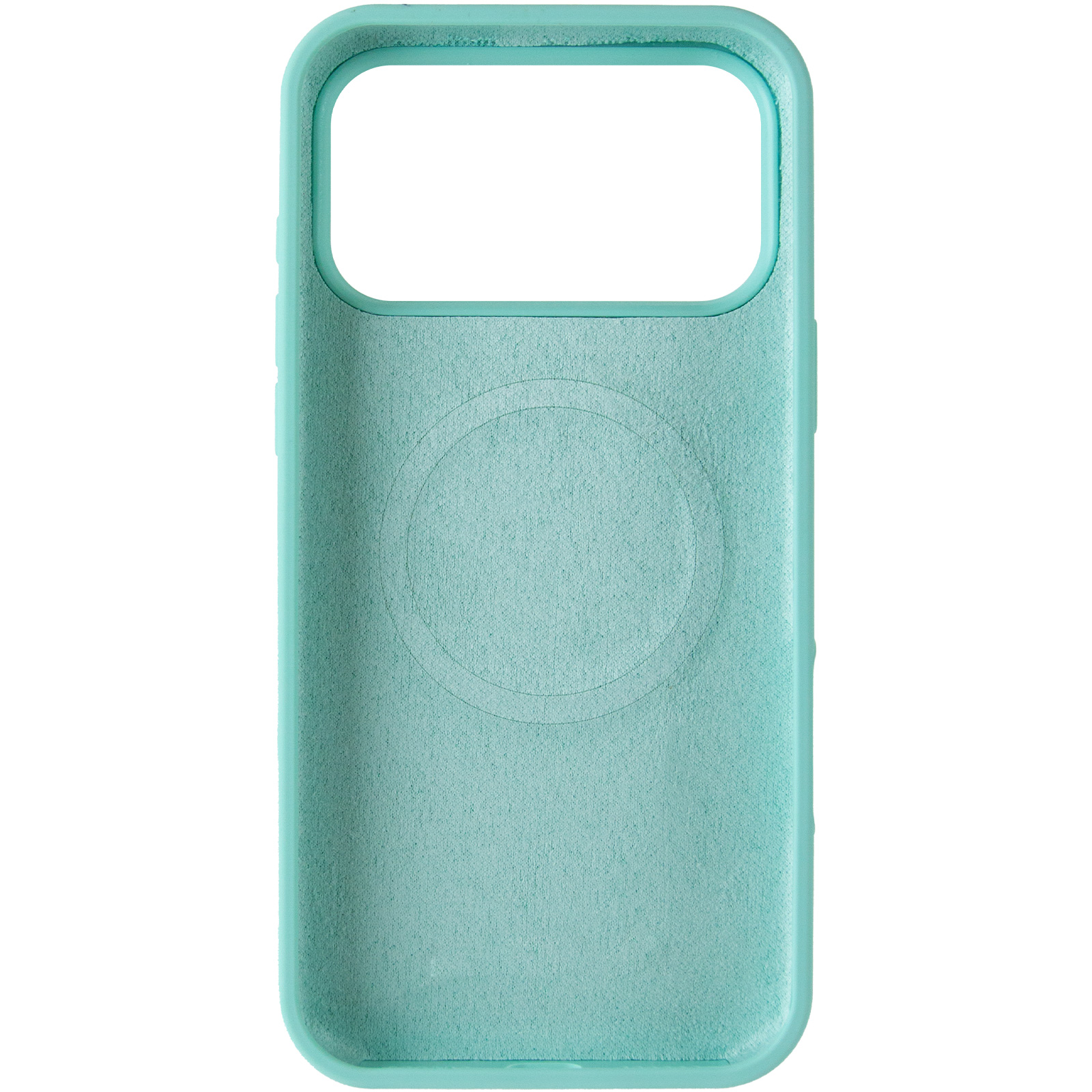 Чохол Silk Duo Color (AA) NO LOGO with Magnetic Fit для Apple iPhone 17 Pro / 18 Pro (6.3"), Turquoise 2, Силікон, купити оптом з доставкою