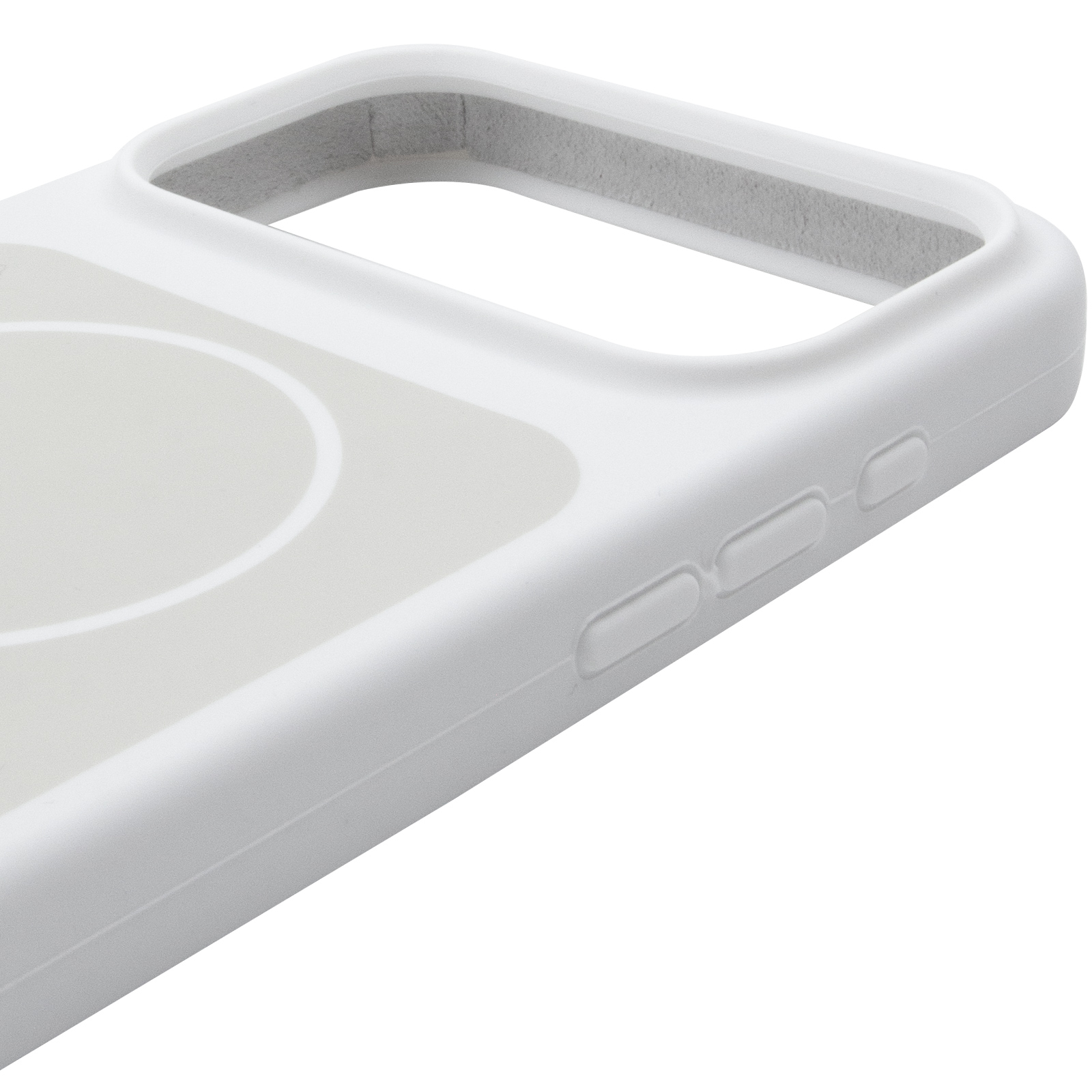Чохол Silk Duo Color (AA) NO LOGO with Magnetic Fit для Apple iPhone 17 Pro / 18 Pro (6.3"), White 3, Силікон, купити оптом з доставкою