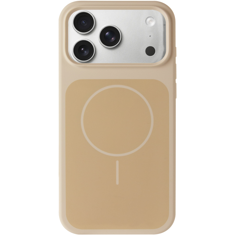 Чохол Silk Duo Color (AA) NO LOGO with Magnetic Fit для Apple iPhone 17 Pro Max (6.9"), Antique White 1, Силікон, купити оптом з доставкою