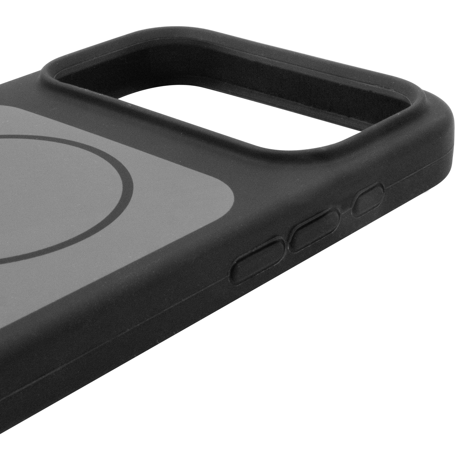 Чохол Silk Duo Color (AA) NO LOGO with Magnetic Fit для Apple iPhone 17 Pro Max (6.9"), Black 4, Силікон, купити оптом з доставкою
