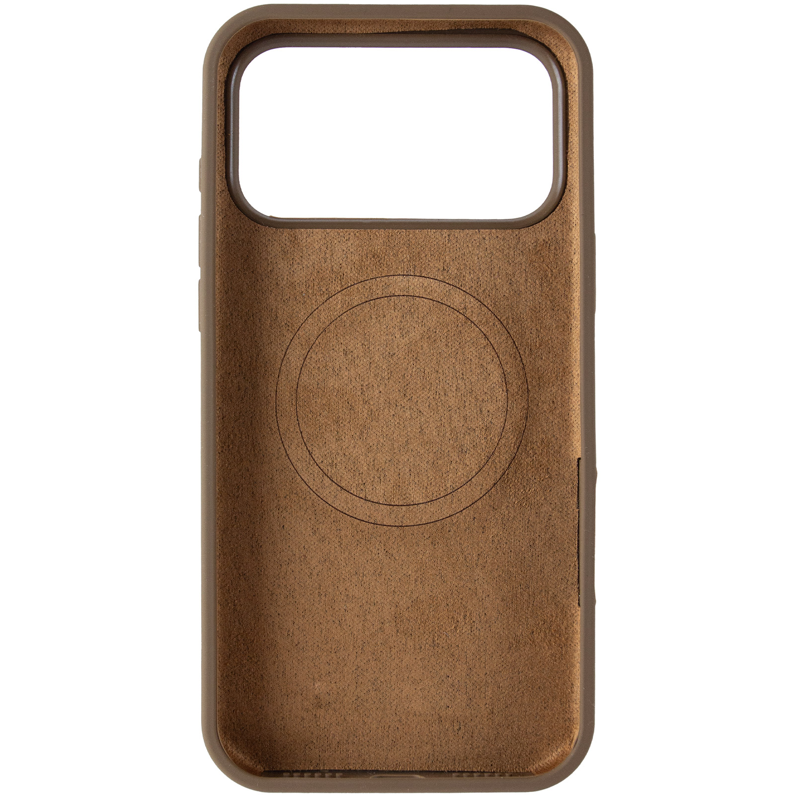 Чохол Silk Duo Color (AA) NO LOGO with Magnetic Fit для Apple iPhone 17 Pro Max (6.9"), Brown 2, Силікон, купити оптом з доставкою