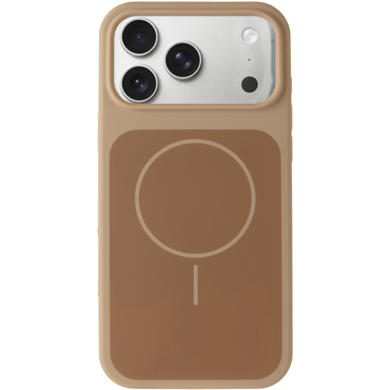 Чохол Silk Duo Color (AA) NO LOGO with Magnetic Fit для Apple iPhone 17 Pro Max (6.9"), Desert Gold 1, Силікон, купити оптом з доставкою