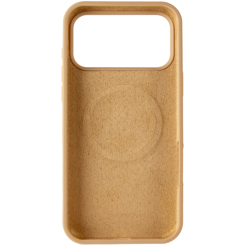 Чохол Silk Duo Color (AA) NO LOGO with Magnetic Fit для Apple iPhone 17 Pro Max (6.9"), Desert Gold 2, Силікон, купити оптом з доставкою